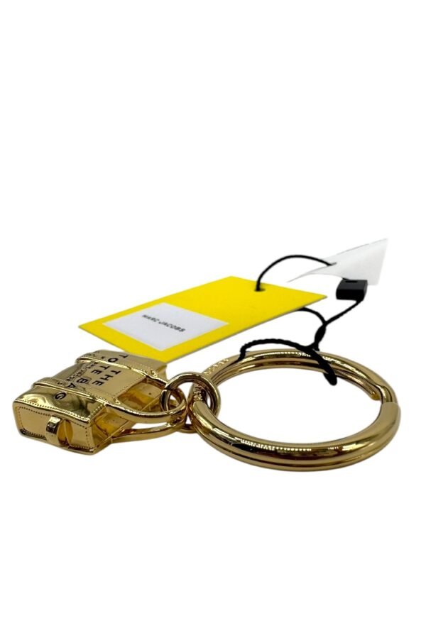 MAR JACOBS - KEYCHAIN GOLD TOTE BAG - Image 4